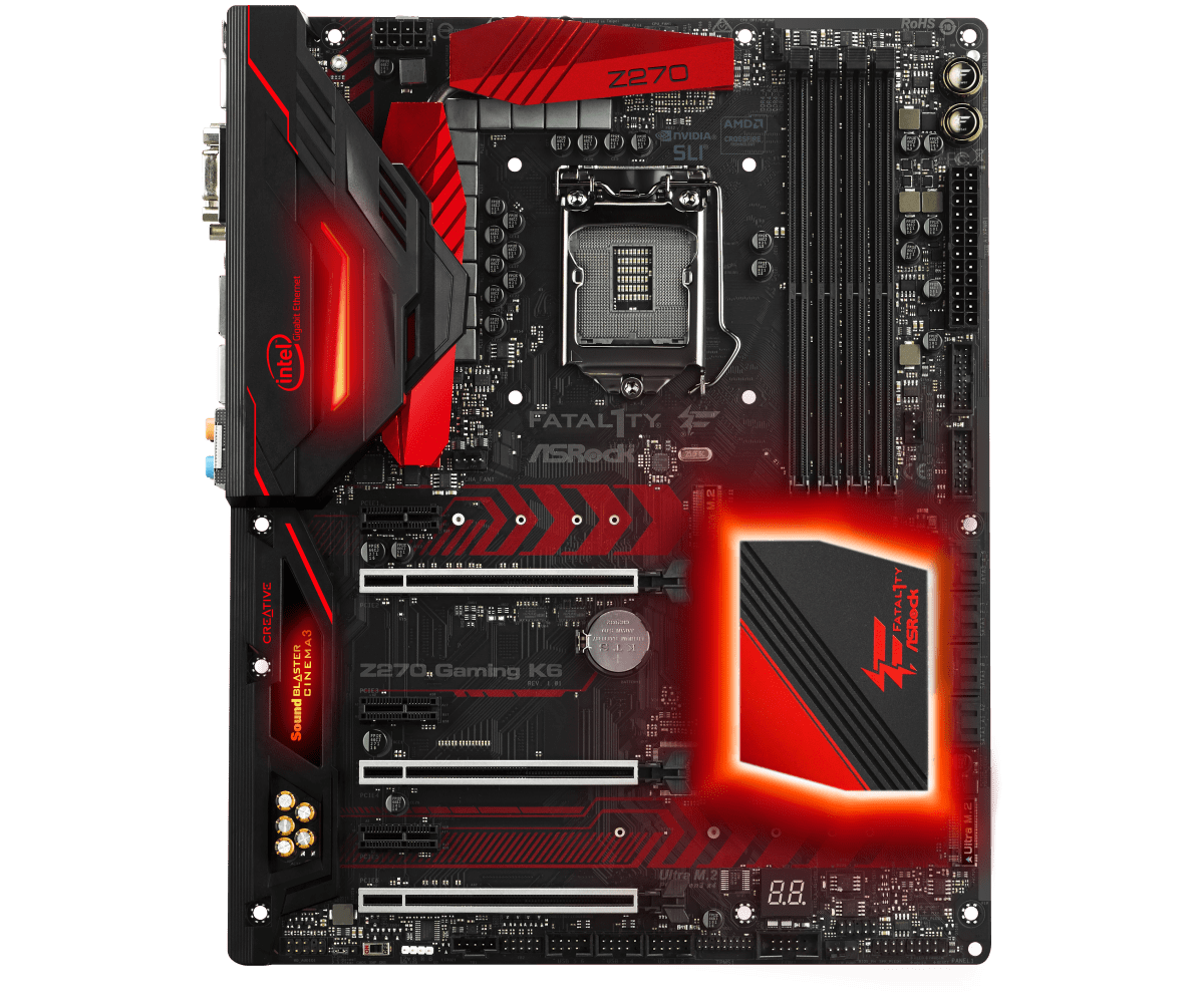 ASRock > Fatal1ty Z270 Gaming K6